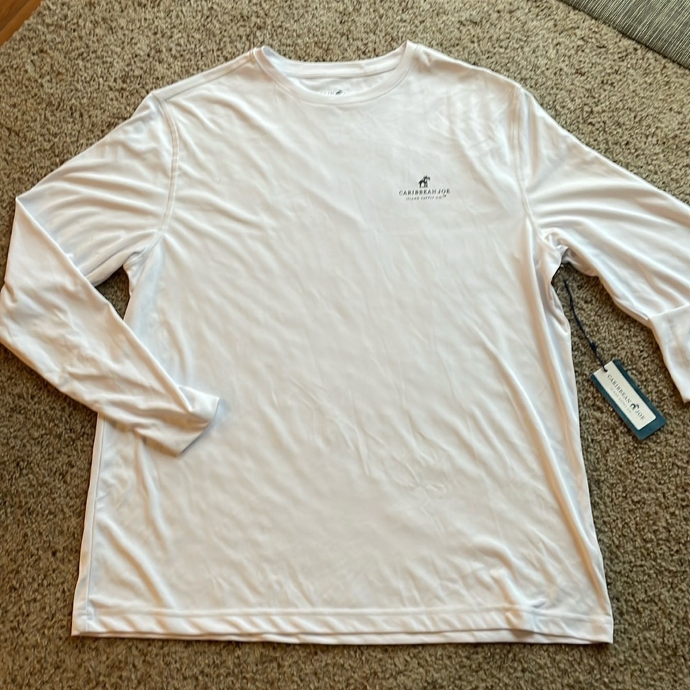NWT Caribbean Joe quick dry shirt size L
